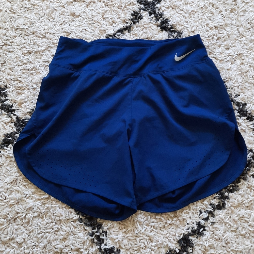 Nike Dri-Fit blue running shorts